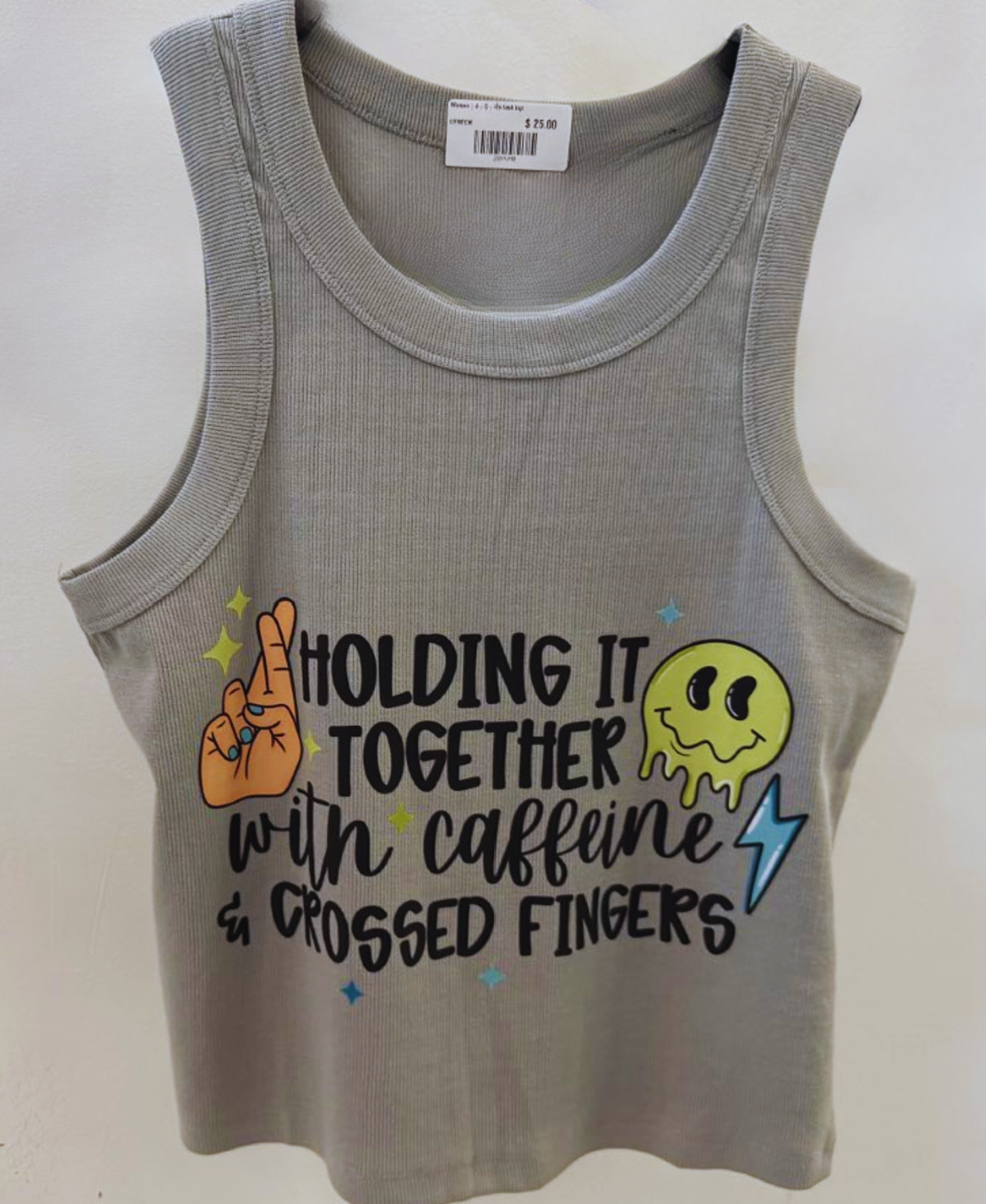 Holding It Together Women's Ribbed Tank Top
