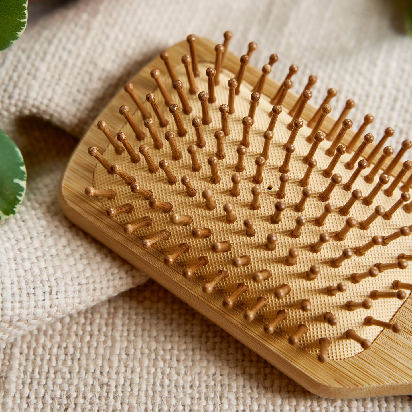Bamboo Paddle Hairbrush - Square | Bestseller