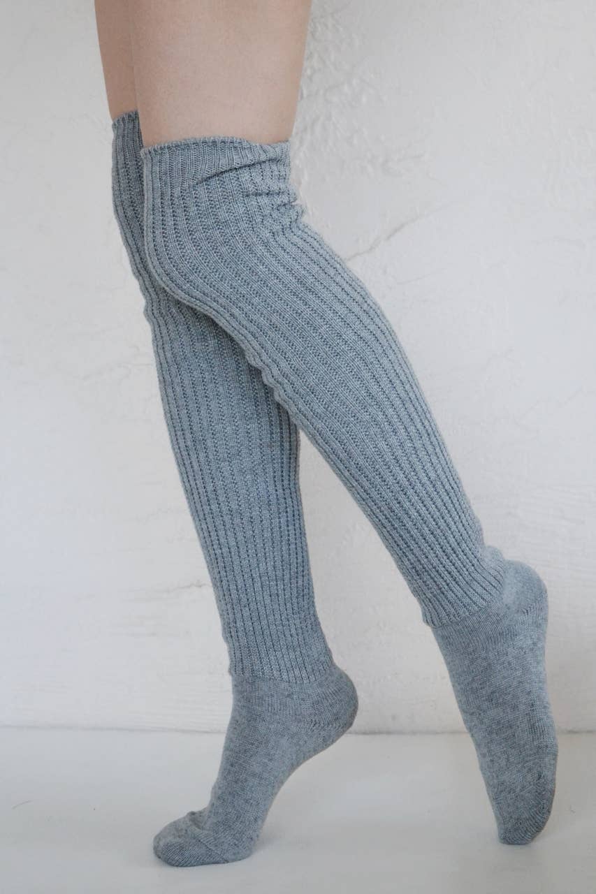 Lounge Scrunchy Over the Knee Socks - Wool Blend