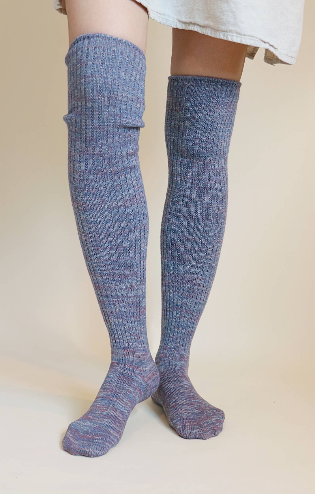 Lounge Scrunchy Over the Knee Socks - Wool Blend