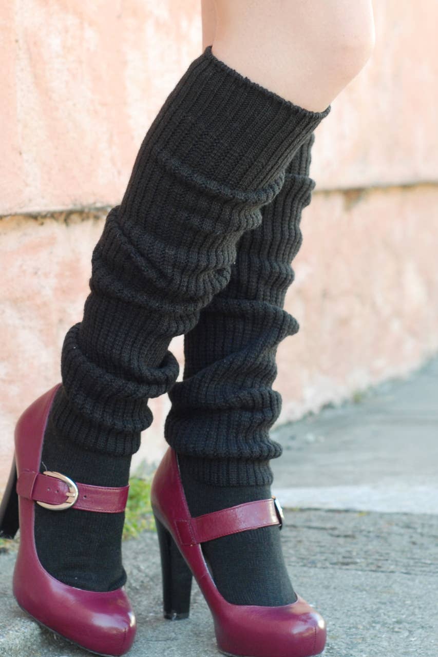 Lounge Scrunchy Over the Knee Socks - Wool Blend