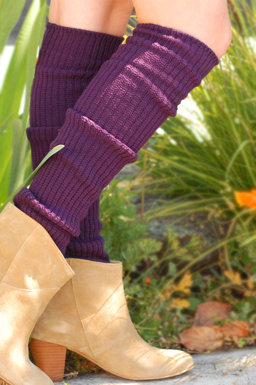 Lounge Scrunchy Over the Knee Socks - Wool Blend