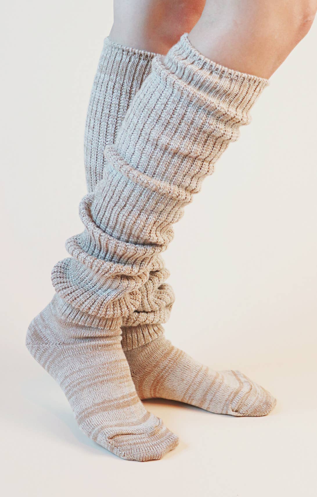 Lounge Scrunchy Over the Knee Socks - Wool Blend