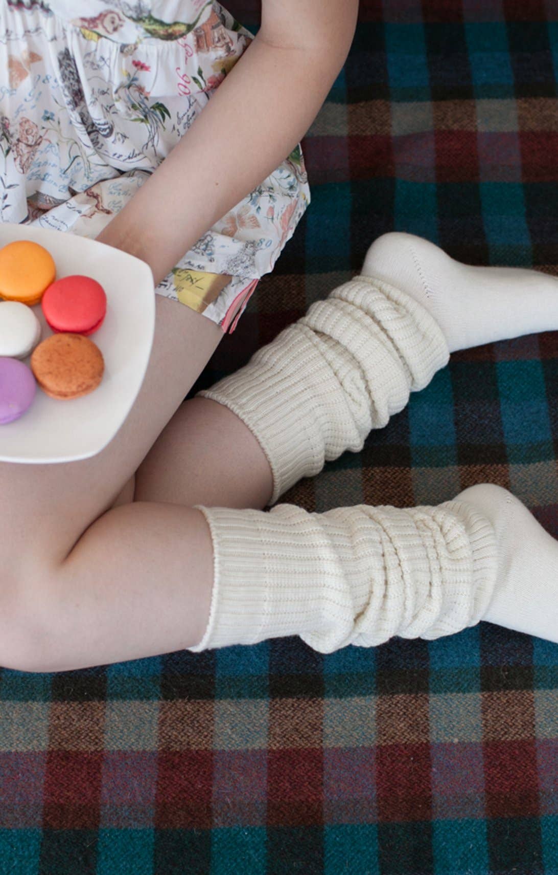 Lounge Scrunchy Over the Knee Socks - Wool Blend