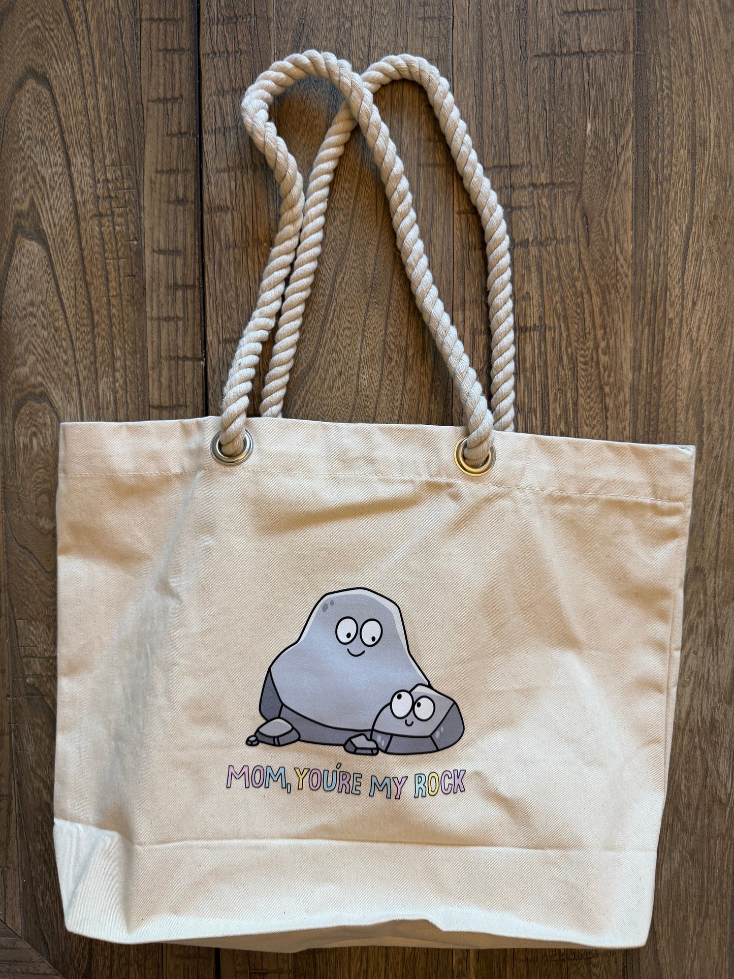 Mom You're My Rock Tote Bag
