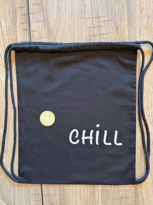Chill Vibes Drawstring Backpack