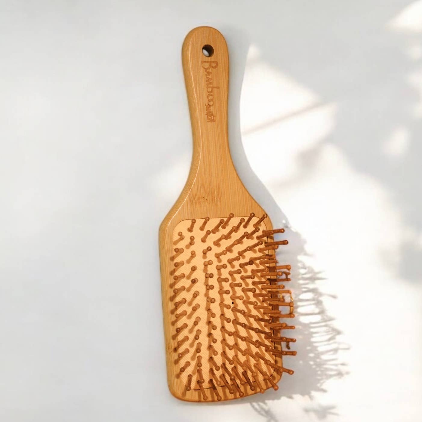 Bamboo Paddle Hairbrush - Square | Bestseller