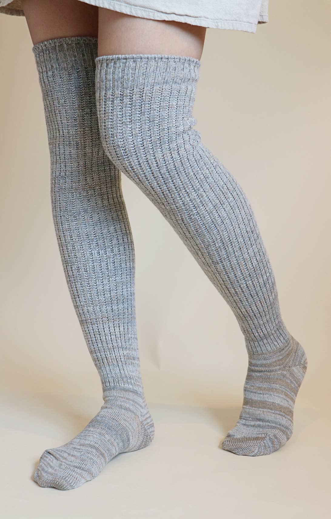 Lounge Scrunchy Over the Knee Socks - Wool Blend
