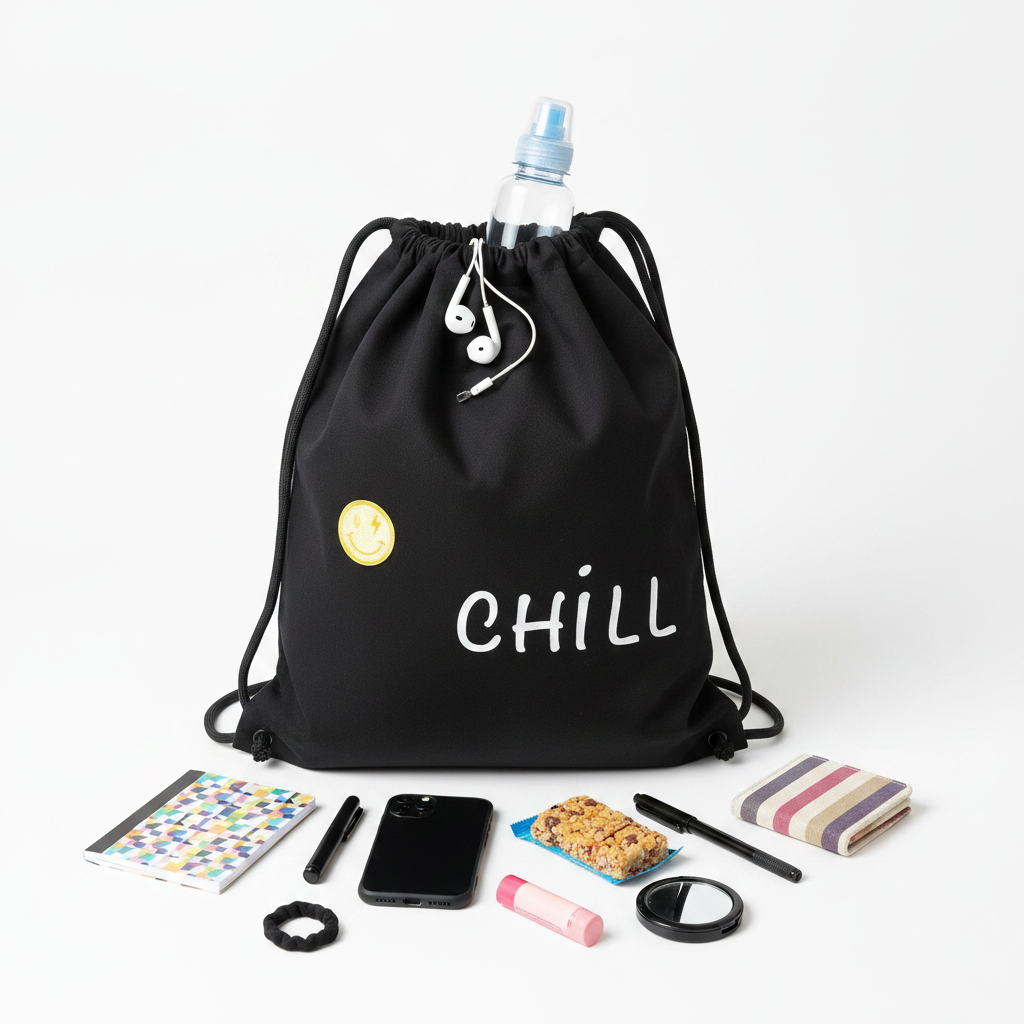 Chill Vibes Backpack with Everyday Essentials