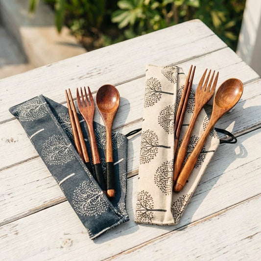 Coconut Flatware Travel Set